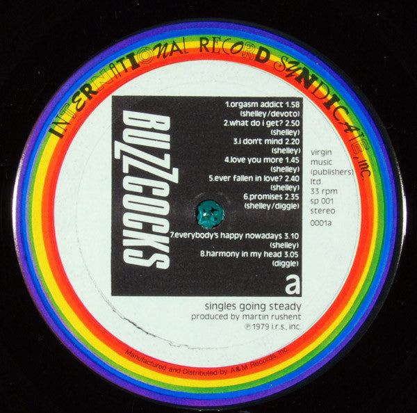 Buzzcocks : Singles Going Steady (LP, Comp)
