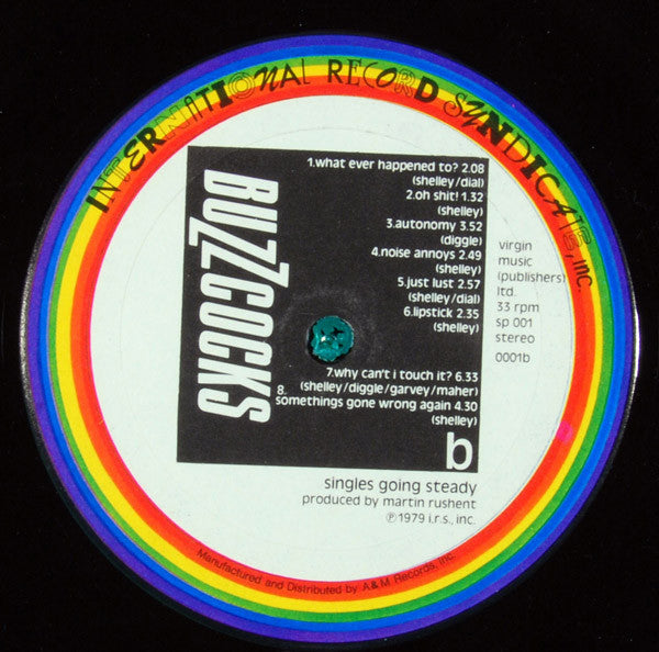 Buzzcocks : Singles Going Steady (LP, Comp)