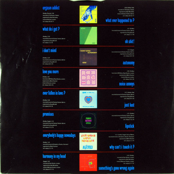 Buzzcocks : Singles Going Steady (LP, Comp)