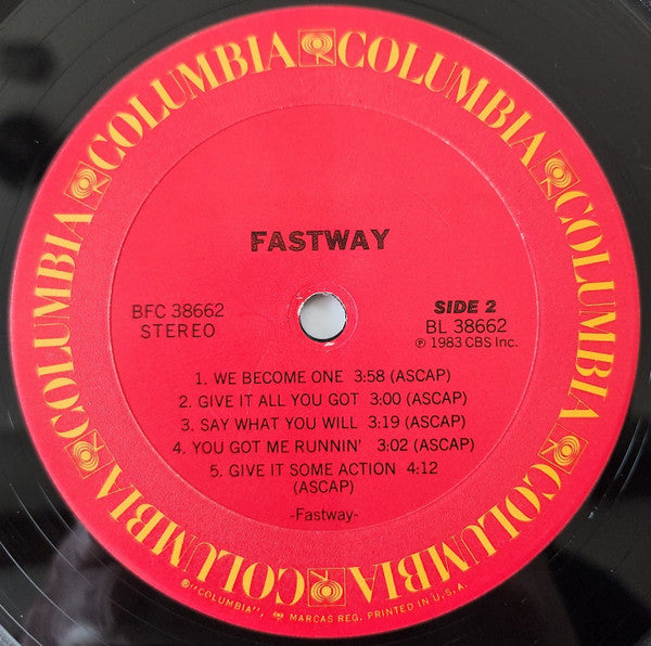 Fastway (2) : Fastway (LP, Album, Pit)
