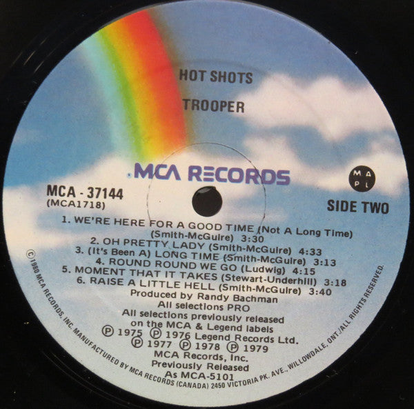 Trooper (4) : Hot Shots (LP, Comp, RE)