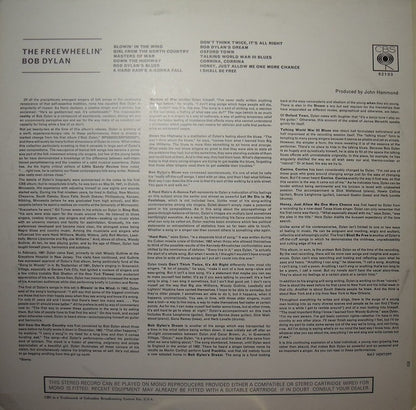 Bob Dylan : The Freewheelin' Bob Dylan (LP, Album)