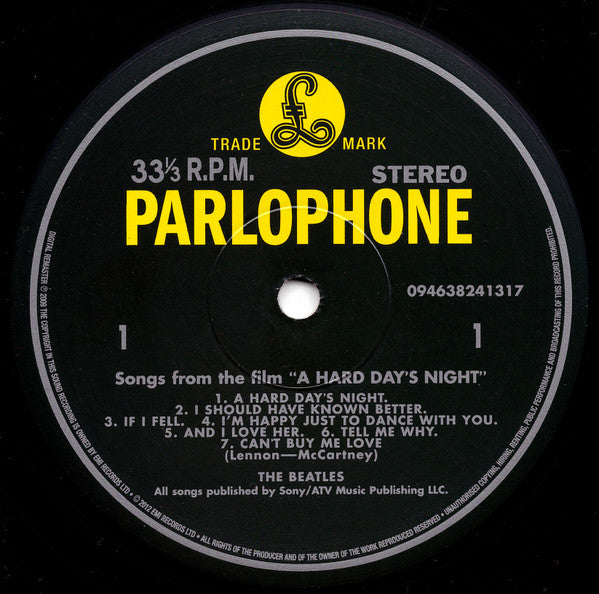 The Beatles : A Hard Day's Night (LP, Album, RE, RM, 180)