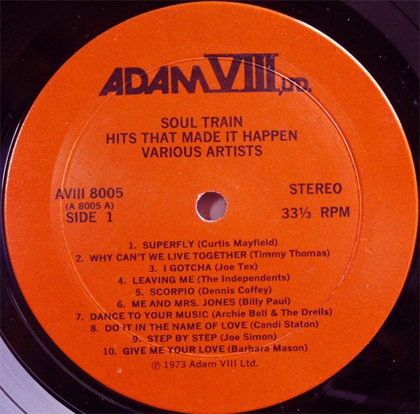 Various : Soul Train Hits That Made It Happen (LP, Comp, Mon)