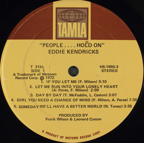 Eddie Kendricks : People...Hold On (LP, Album, Sup)