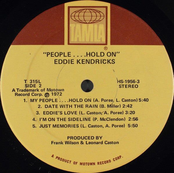 Eddie Kendricks : People...Hold On (LP, Album, Sup)