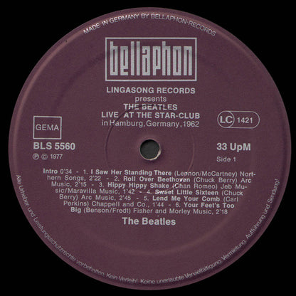 The Beatles : Live! At The Star-Club In Hamburg, Germany; 1962 (2xLP, Album)