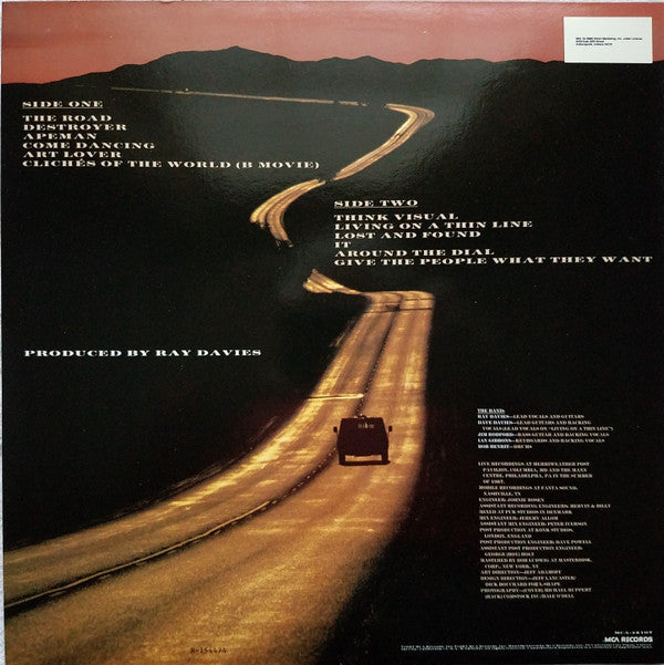 The Kinks : The Road (LP, Album, Club)