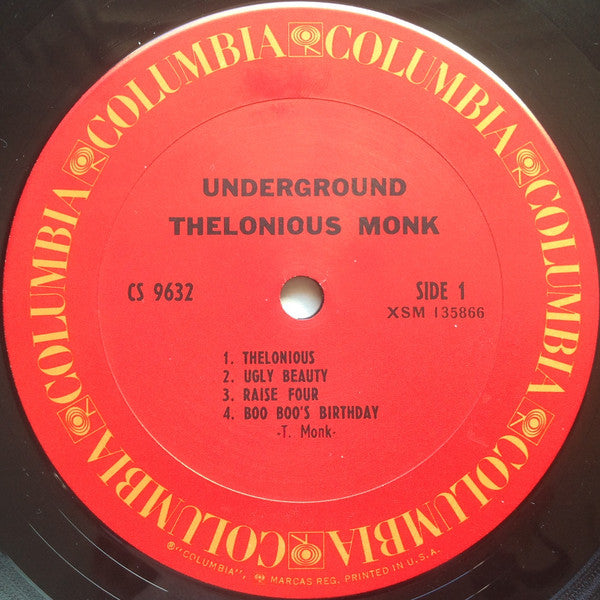Thelonious Monk : Underground (LP, Album, RP)