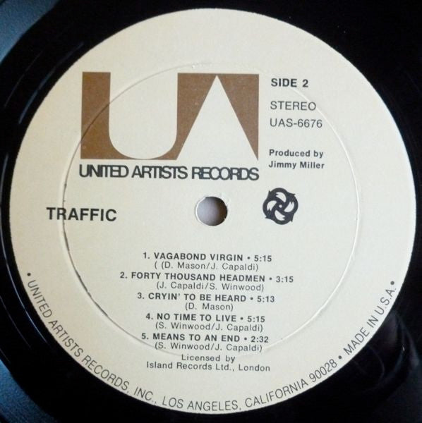 Traffic : Traffic (LP, Album, RE)