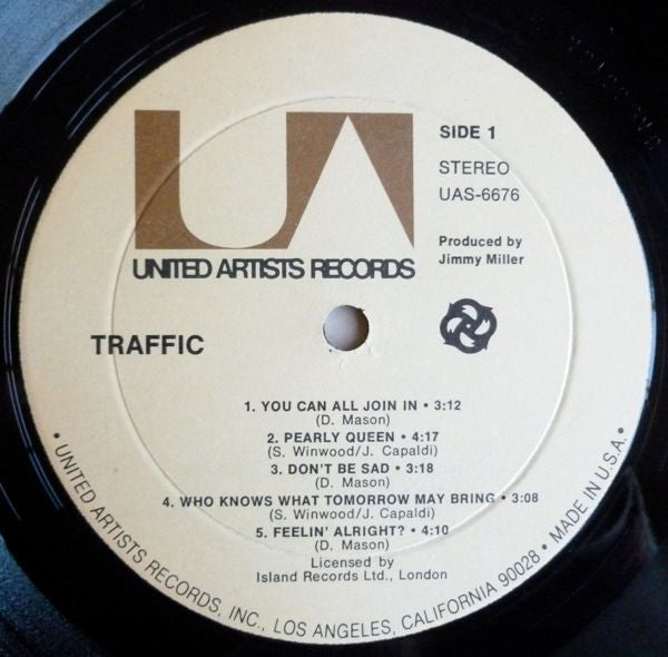 Traffic : Traffic (LP, Album, RE)