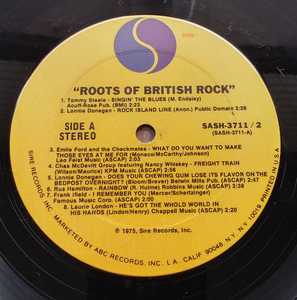 Various : Roots Of British Rock (2xLP, Comp, Ter)