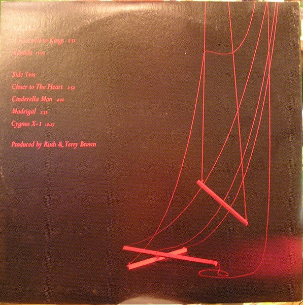 Rush : A Farewell To Kings (LP, Album, Ter)