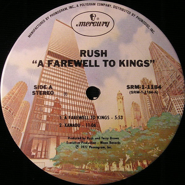 Rush : A Farewell To Kings (LP, Album, Ter)