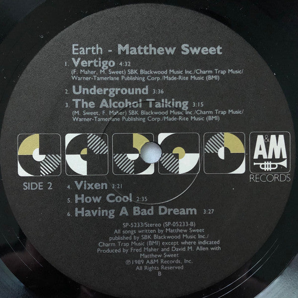 Matthew Sweet : Earth (LP, Album)