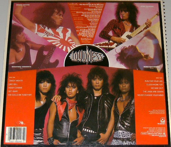 Loudness (5) : Thunder In The East (LP, Album)