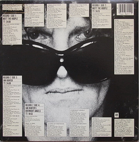 Ian Hunter : Shades Of Ian Hunter - The Ballad Of Ian Hunter & Mott The Hoople (2xLP, Comp, Promo, Pit)