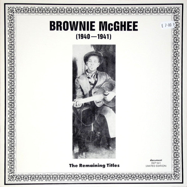 Brownie McGhee : (1940-1941): The Remaining Titles (LP, Comp, Mono, Ltd, RM)
