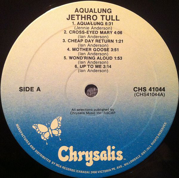 Jethro Tull : Aqualung (LP, Album, RE, Gat)