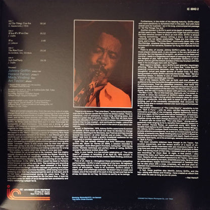 Johnny Griffin : Live In Tokyo (2xLP, Album)