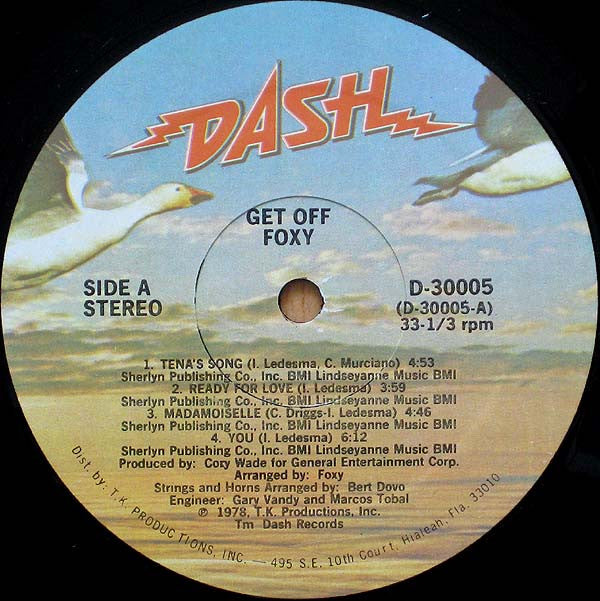 Foxy : Get Off (LP, Album, RP, PRC)