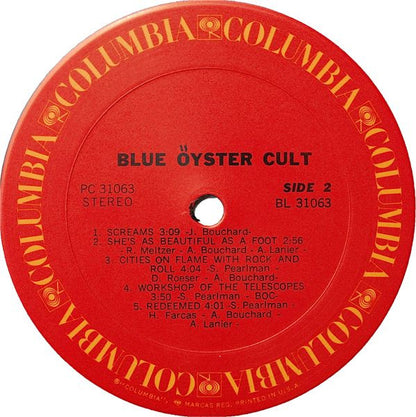 Blue Öyster Cult : Blue Öyster Cult (LP, Album, RE, Pit)