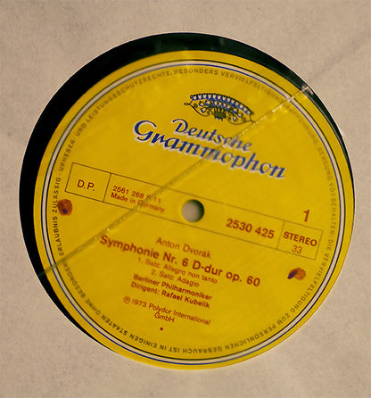 Antonín Dvořák, Berliner Philharmoniker, Rafael Kubelik : Symphonie Nr. 6 (LP)