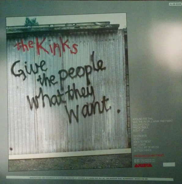 The Kinks : Give The People What They Want (LP, Album, RE)