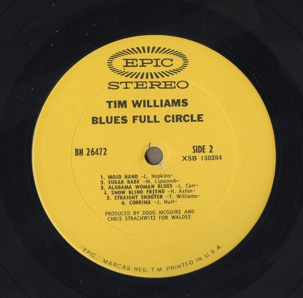 Tim Williams (11) : Blues Full Circle (LP, Album)