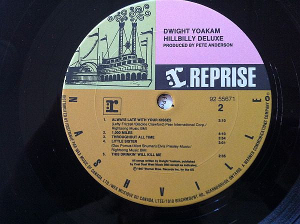 Dwight Yoakam : Hillbilly DeLuxe (LP, Album)