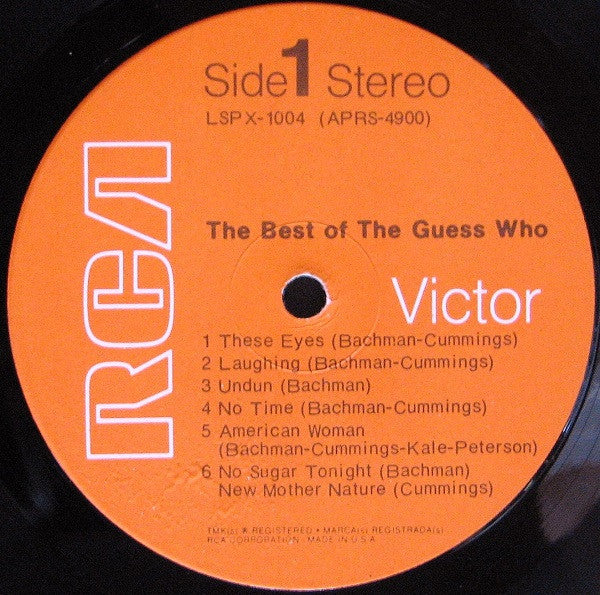 The Guess Who : The Best Of The Guess Who (LP, Comp, Ind)