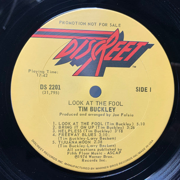 Tim Buckley : Look At The Fool (LP, Album, Promo)