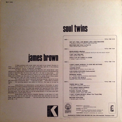 James Brown : Sex Machine (2xLP, Album, Bla)