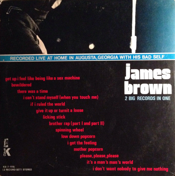 James Brown : Sex Machine (2xLP, Album, Bla)
