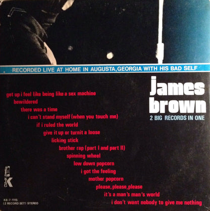 James Brown : Sex Machine (2xLP, Album, Bla)