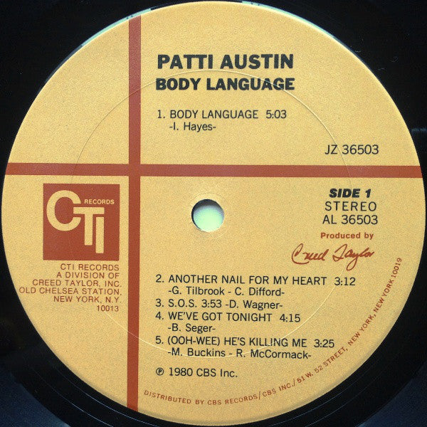 Patti Austin : Body Language (LP, Album)