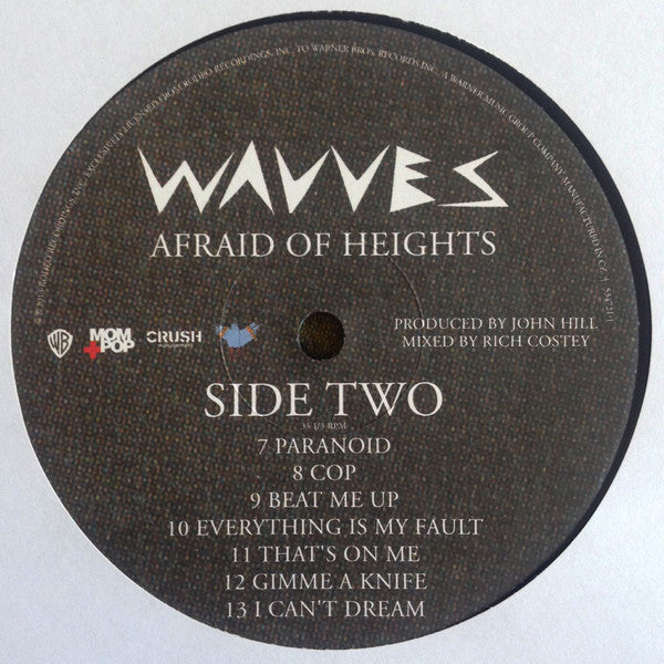 Wavves : Afraid Of Heights (LP, Album + CD, Album)