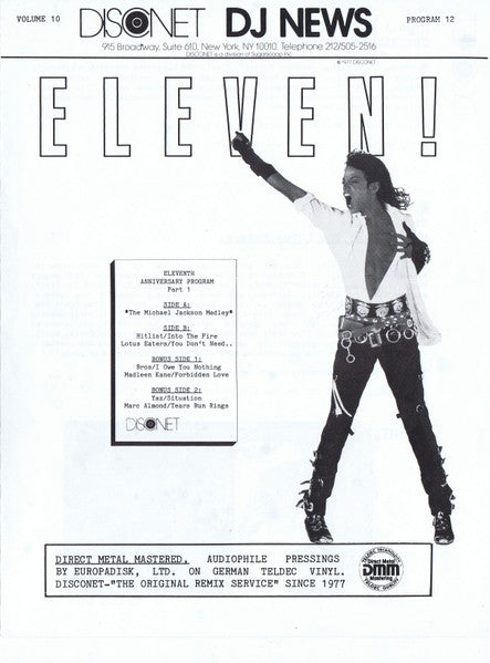 Various : Eleventh Anniversary Program (2x12", P/Mixed)