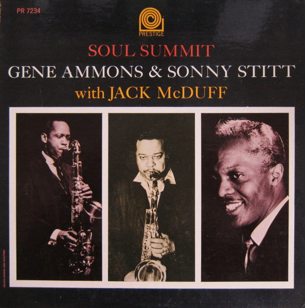 Gene Ammons & Sonny Stitt With Jack McDuff* : Soul Summit (LP, Album, Mono)