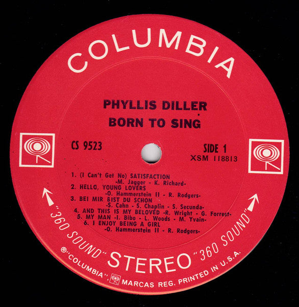 Phyllis Diller : Born To Sing (LP, Album)