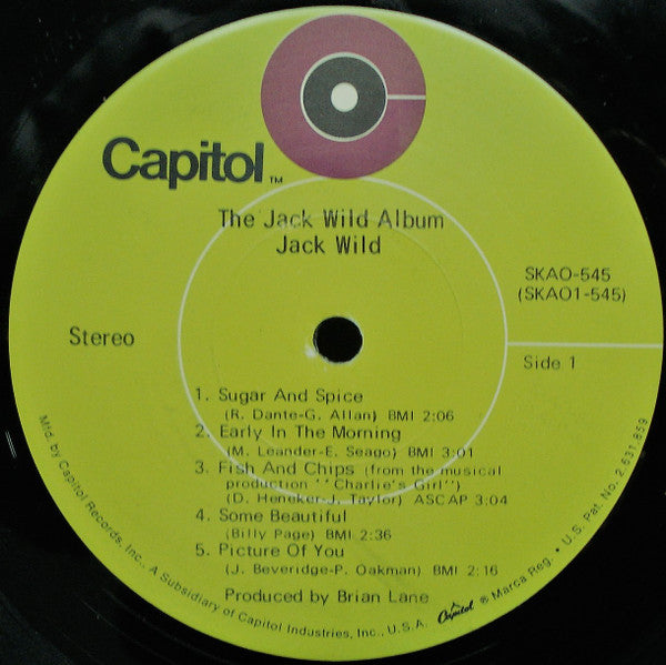 Jack Wild : The Jack Wild Album (LP, Gat)