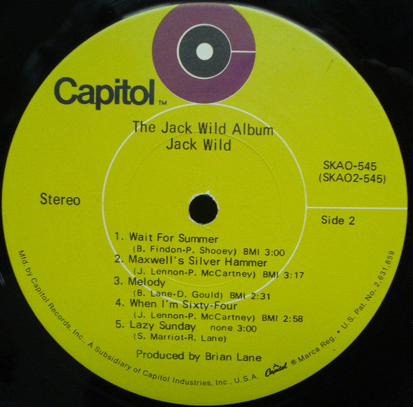 Jack Wild : The Jack Wild Album (LP, Gat)