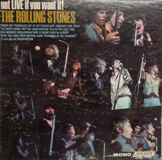 The Rolling Stones : Got Live If You Want It! (LP, Album, Mono, San)