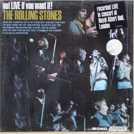 The Rolling Stones : Got Live If You Want It! (LP, Album, Mono, San)