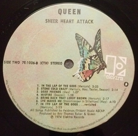 Queen : Sheer Heart Attack (LP, Album, RP, Ter)