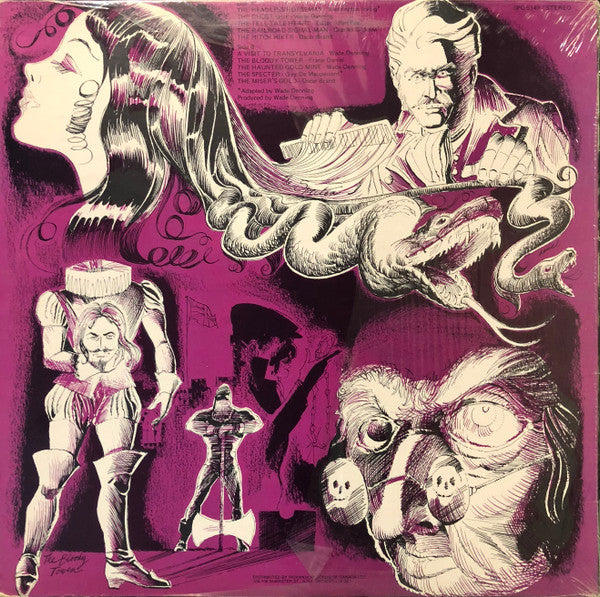 Wade Denning : Famous Ghost Stories With Scary Sounds (LP)