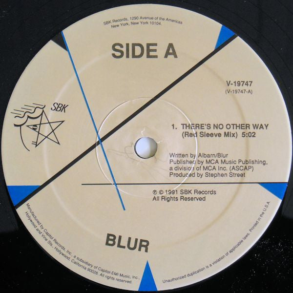 Blur : There's No Other Way (12", Single)