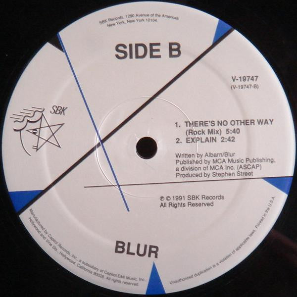 Blur : There's No Other Way (12", Single)