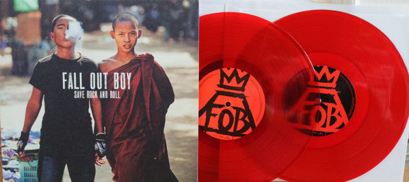 Fall Out Boy : Save Rock And Roll (2x10", Album, Red)