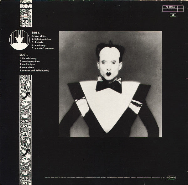 Klaus Nomi : Klaus Nomi (LP, Album, Bla)